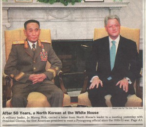 No Hostile Intent: A Look Back at Kim Jong Il’s Dramatic Overture to the Clinton Administration