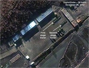 Countdown to Pyongyang’s Missile Launch: Unha Rocket Stages at Assembly Building Countdown to Pyongyang’s Missile Launch: Unha Rocket Stages at Assembly Building