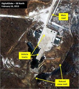 Sohae Satellite Launching Station: Engine Test Stand. Figure 8. Rocket engine test stand at Sohae five days after reported test.