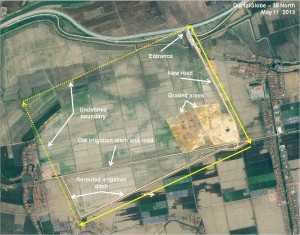 Figure 2. Possible Phase I layout of the Hwanggumpyong Economic Zone.