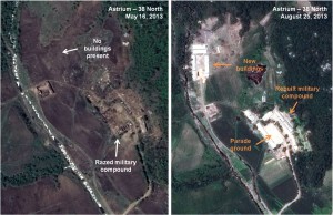 Figure 8. Rebuilt military compound at Sohae for the construction troops.
