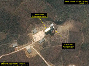 Sohae Satellite Launching Station: Activity at the Vertical Engine Test Stand Sohae Satellite Launching Station: Activity at the Vertical Engine Test Stand