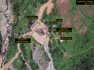 North Korea: High Level of Activity at Nuclear Test Site Portal but Purpose is Unclear North Korea: High Level of Activity at Nuclear Test Site Portal but Purpose is Unclear